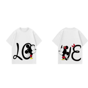 avf mickey & minnie love couple matching t shirt combo set