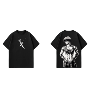 Unisex Anime Gym Streetwear Oversized T-Shirt