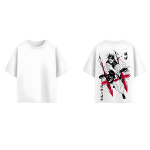 Ronin Shadow Graphic Oversized T-Shirt – Urban Samurai Edition