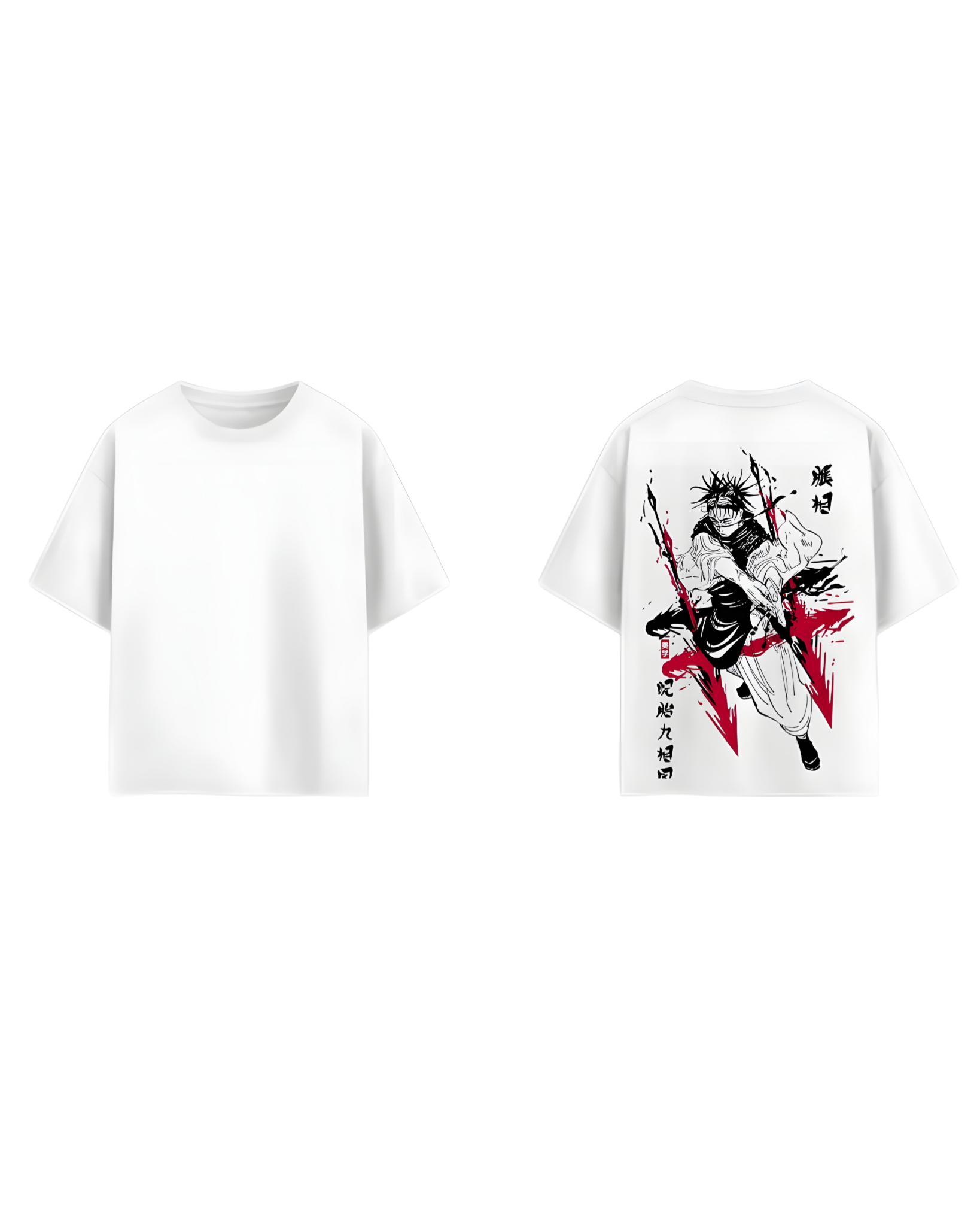 Ronin Shadow Graphic Oversized T-Shirt – Urban Samurai Edition