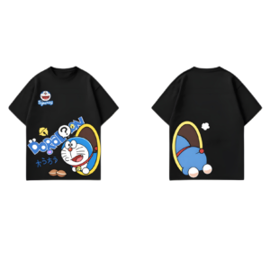 Doraemon Pop Street Oversized T-Shirt – Playful Icon Edition
