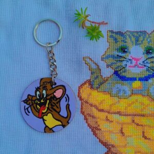 Jerry "Mischief Maker" Handcrafted Pop-Art Keychain